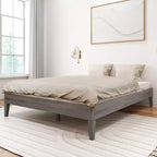 Plank+Beam Solid Wood Queen Platform Bed Frame