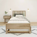 Letto a una piazza e mezza scandinavo Max & Lily con letto estraibile a una piazza e mezza