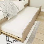 Letto a una piazza e mezza scandinavo Max & Lily con letto estraibile a una piazza e mezza