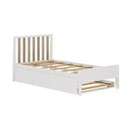 Letto a una piazza e mezza scandinavo Max & Lily con letto estraibile a una piazza e mezza