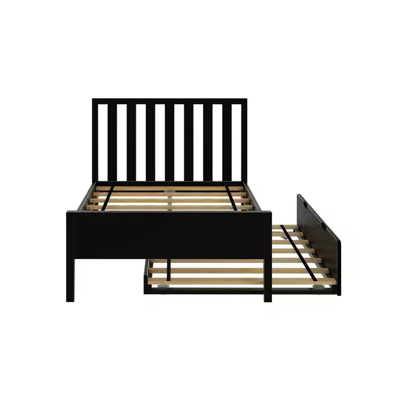 Letto a una piazza e mezza scandinavo Max & Lily con letto estraibile a una piazza e mezza