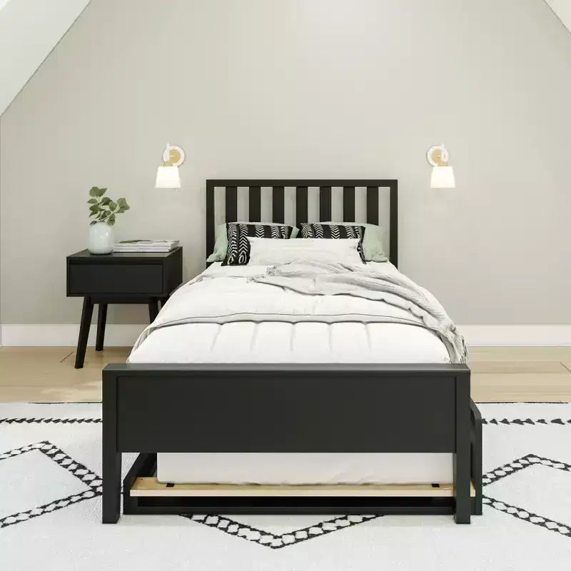 Letto a una piazza e mezza scandinavo Max & Lily con letto estraibile a una piazza e mezza
