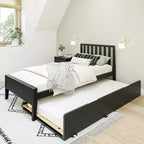 Letto a una piazza e mezza scandinavo Max & Lily con letto estraibile a una piazza e mezza