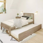 Letto a una piazza e mezza scandinavo Max & Lily con letto estraibile a una piazza e mezza