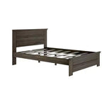 Letto matrimoniale Plank+Beam Farmhouse con testiera a pannelli, letto a piattaforma in legno massello