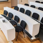 Sedia impilabile da ufficio per ospiti Costway, sedia per sala d'attesa e conferenze