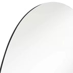 Possini Euro Design Brando Specchio da Parete Decorativo Rotondo Moderno Argento Senza Cornice 37 3/4 Pollici Ampio Camera da Letto Soggiorno Casa Ufficio