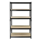 Juggernaut Storage Scaffale multiuso in acciaio a 5 ripiani, indipendente, da interno ed esterno, 30 x 60, con ripiani regolabili per magazzino, lavanderia e garage