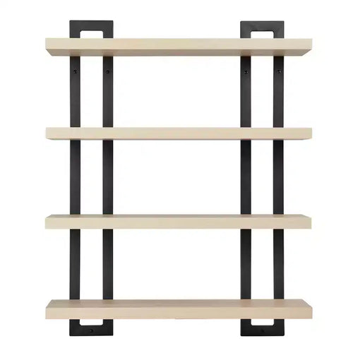 36 x 28.4 4 Tier Floating Bracket Wall Shelf Unit - Danya B.