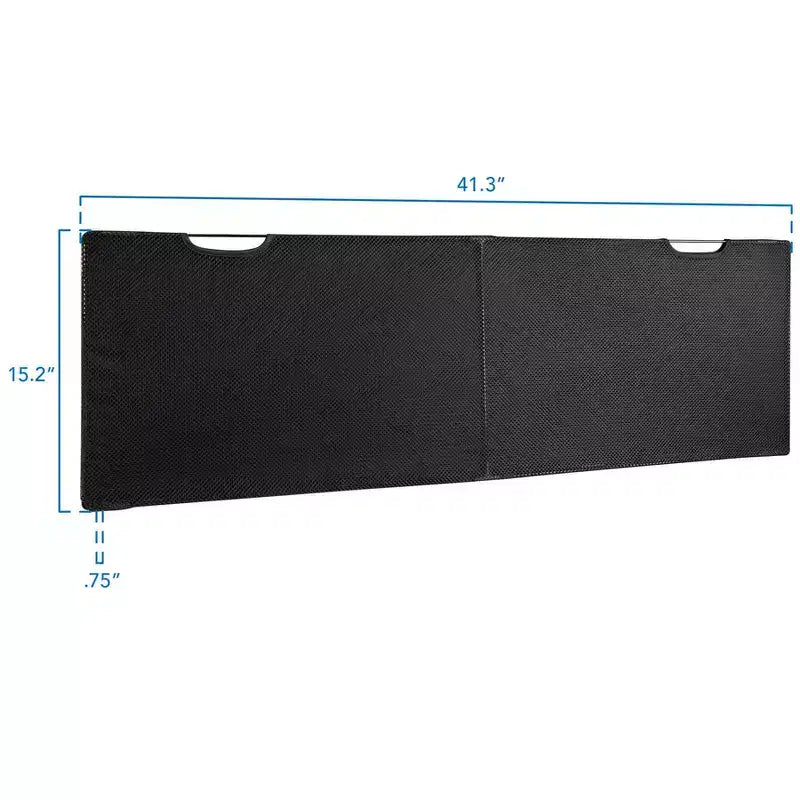 Mount-It! Pannello Privacy Sotto Scrivania per Postazioni di Lavoro Sit-Stand con Gestione Cavi e Tasche Organizzatrici | Gonna Sotto Scrivania | 41 Pollici di Larghezza