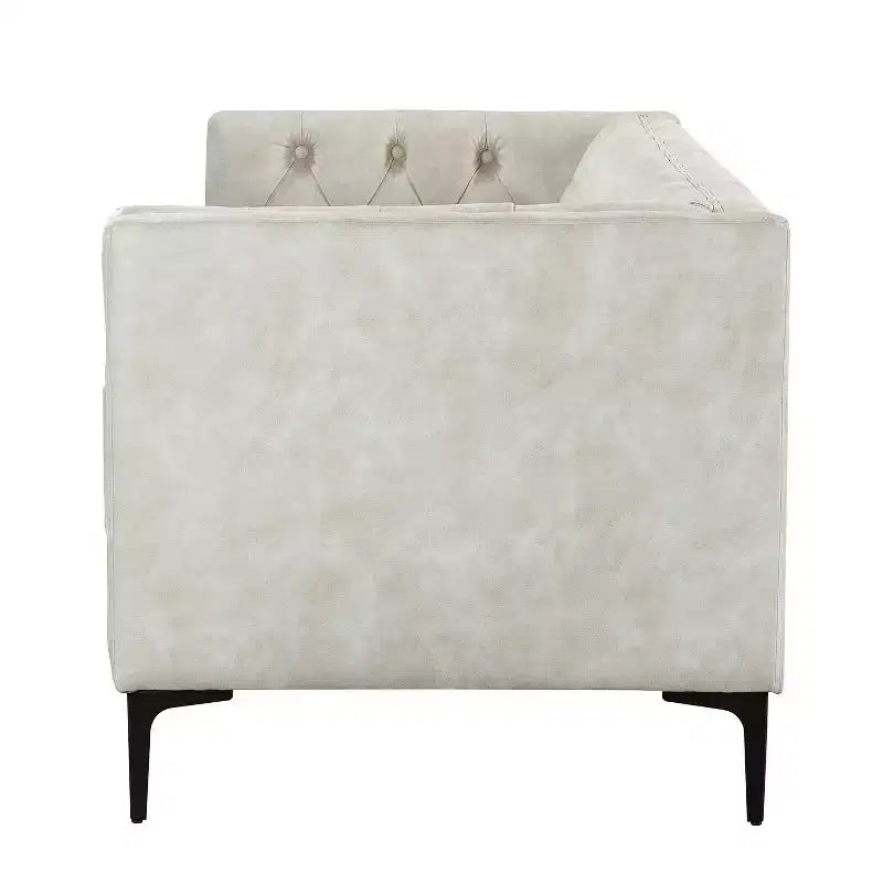 Divano contemporaneo Wales 84 con schienale trapuntato | ART OF LIVING DESIGNS