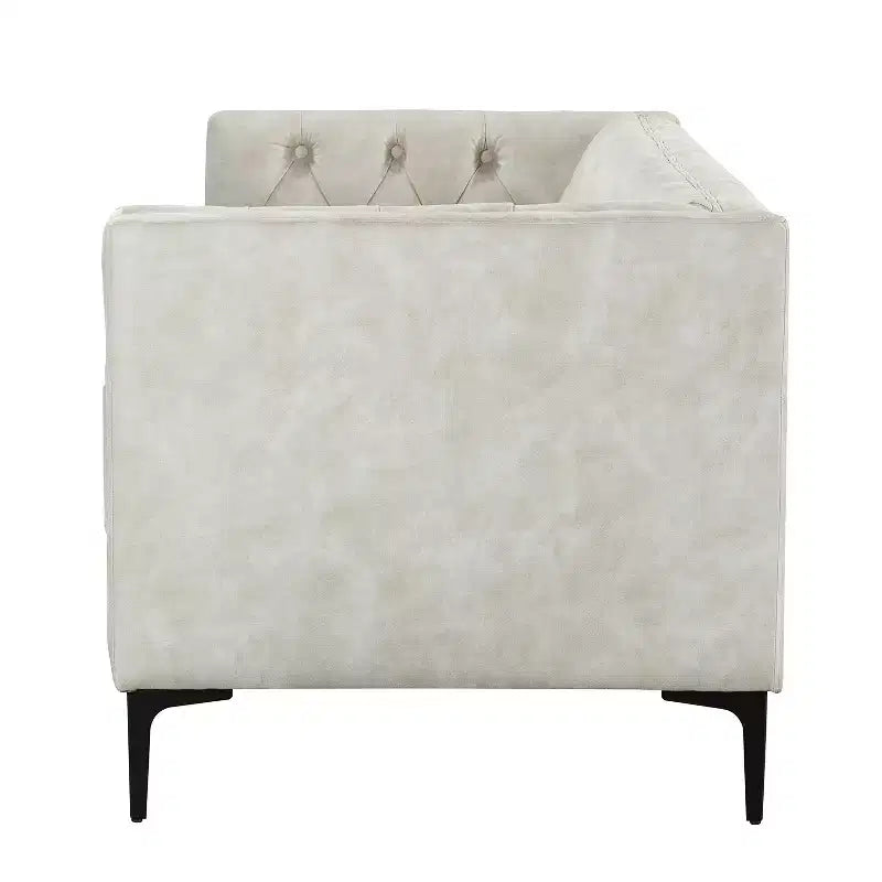 Divano contemporaneo Wales 84 con schienale trapuntato | ART OF LIVING DESIGNS