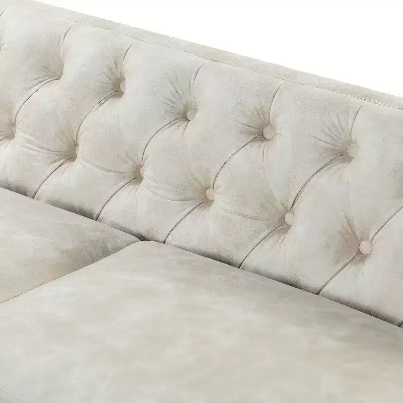 Divano contemporaneo Wales 84 con schienale trapuntato | ART OF LIVING DESIGNS