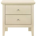 Passion Furniture Primo 2-Drawer Nightstand (24 in. H x 19 in. W x 15.5 in. D)