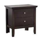 Comodino Primo a 2 cassetti Passion Furniture (61 cm A x 48 cm L x 39 cm P)