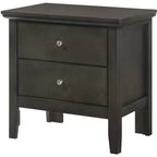 Comodino Primo a 2 cassetti Passion Furniture (61 cm A x 48 cm L x 39 cm P)