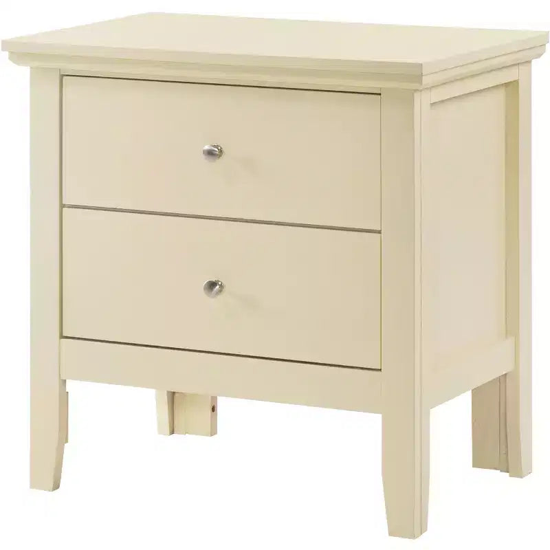 Comodino Primo a 2 cassetti Passion Furniture (61 cm A x 48 cm L x 39 cm P)