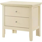 Comodino Primo a 2 cassetti Passion Furniture (61 cm A x 48 cm L x 39 cm P)