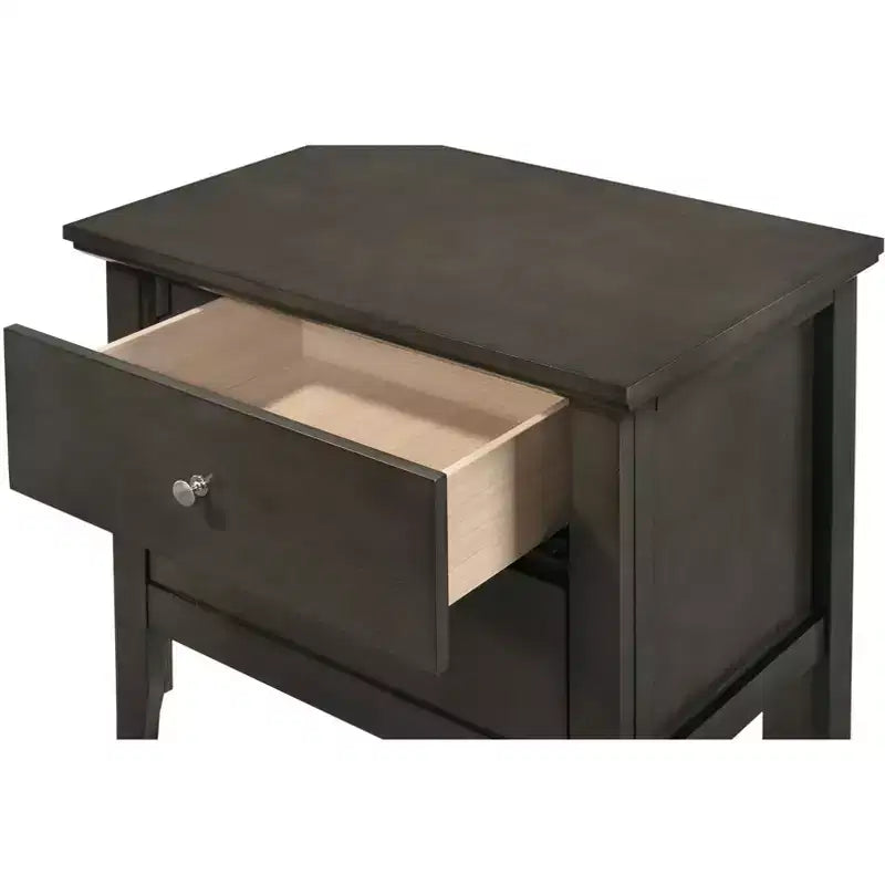 Comodino Primo a 2 cassetti Passion Furniture (61 cm A x 48 cm L x 39 cm P)