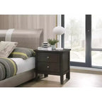 Comodino Primo a 2 cassetti Passion Furniture (61 cm A x 48 cm L x 39 cm P)