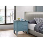 Comodino Primo a 2 cassetti Passion Furniture (61 cm A x 48 cm L x 39 cm P)
