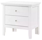 Comodino Primo a 2 cassetti Passion Furniture (61 cm A x 48 cm L x 39 cm P)