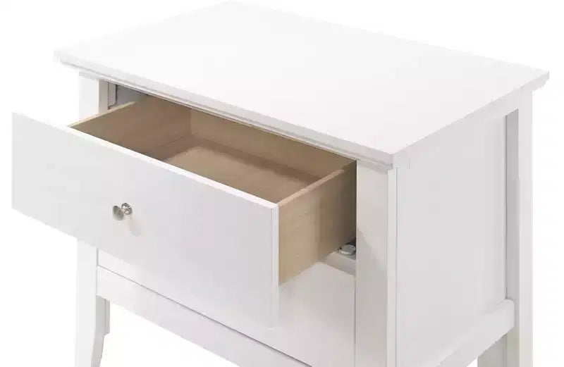Comodino Primo a 2 cassetti Passion Furniture (61 cm A x 48 cm L x 39 cm P)