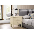 Comodino Primo a 2 cassetti Passion Furniture (61 cm A x 48 cm L x 39 cm P)