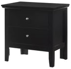 Comodino Primo a 2 cassetti Passion Furniture (61 cm A x 48 cm L x 39 cm P)