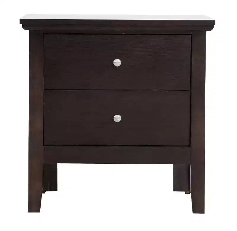 Comodino Primo a 2 cassetti Passion Furniture (61 cm A x 48 cm L x 39 cm P)