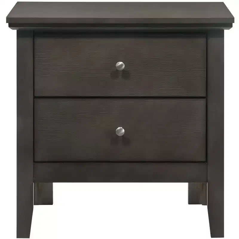Comodino Primo a 2 cassetti Passion Furniture (61 cm A x 48 cm L x 39 cm P)