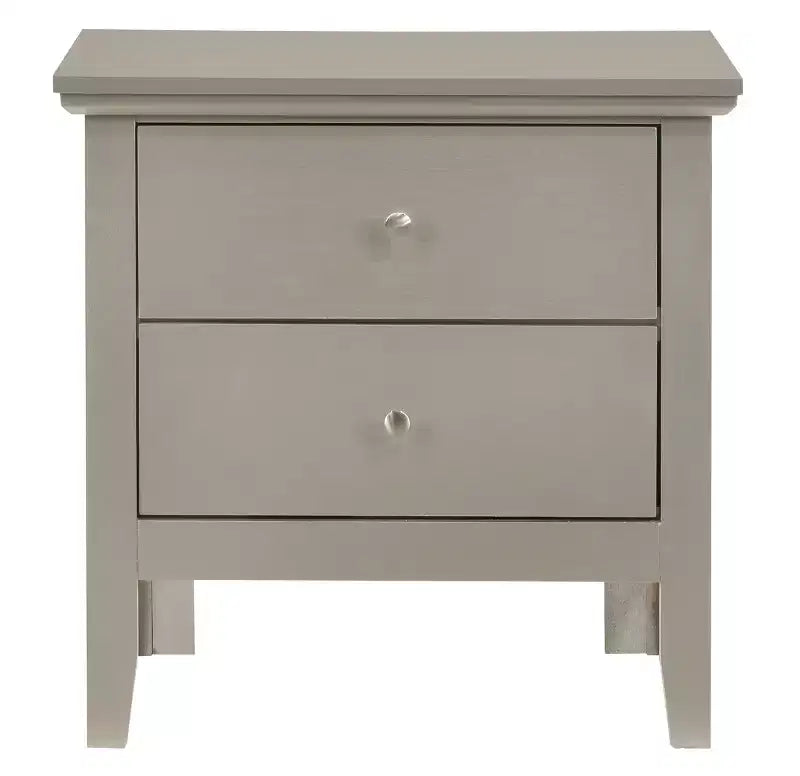 Comodino Primo a 2 cassetti Passion Furniture (61 cm A x 48 cm L x 39 cm P)