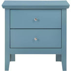 Comodino Primo a 2 cassetti Passion Furniture (61 cm A x 48 cm L x 39 cm P)