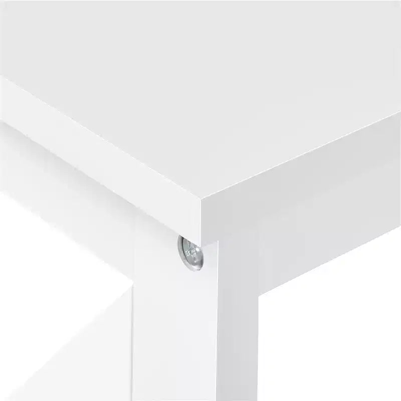 Yaheetech Tavolo Consolle da Ingresso in Legno a 3 Ripiani con Presa Elettrica