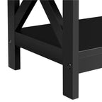 Yaheetech Tavolo Consolle da Ingresso in Legno a 3 Ripiani con Presa Elettrica