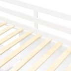 Letto a soppalco in legno con scaffali, scrivania e lavagna - ModernLuxe