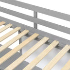 Letto a soppalco in legno con scaffali, scrivania e lavagna - ModernLuxe