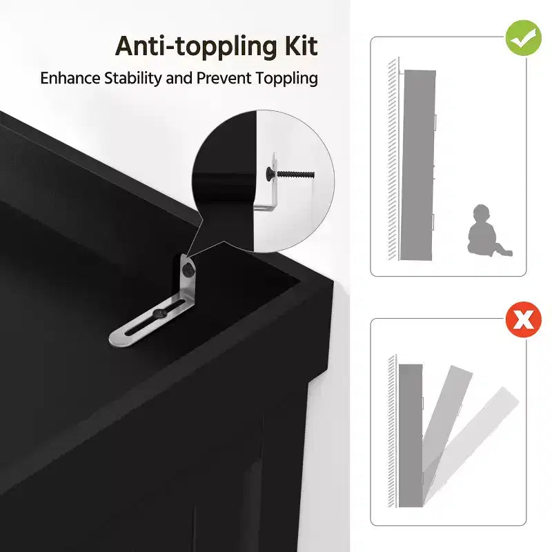Yaheetech Armadio dispensa da cucina alto 184 cm con ripiani regolabili per cucina e sala da pranzo