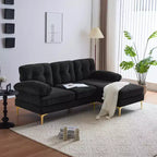 Divani componibili imbottiti in velluto moderni 83 - ModernLuxe