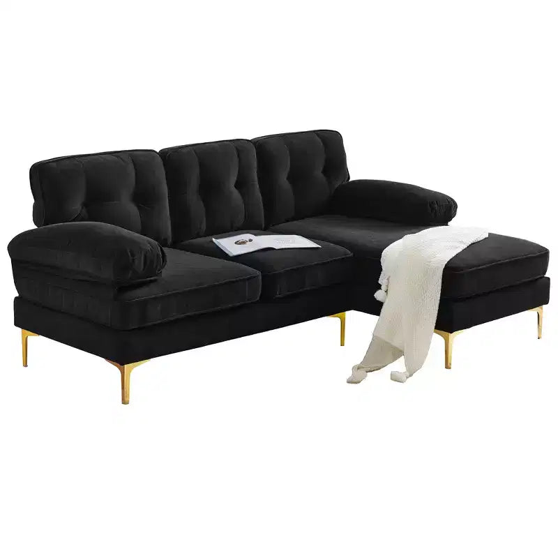 Divani componibili imbottiti in velluto moderni 83 - ModernLuxe