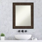 Specchio da parete Amanti Art Ridge Petite Bevel per bagno