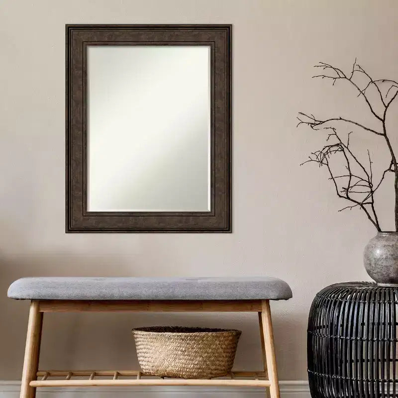 Specchio da parete Amanti Art Ridge Petite Bevel per bagno