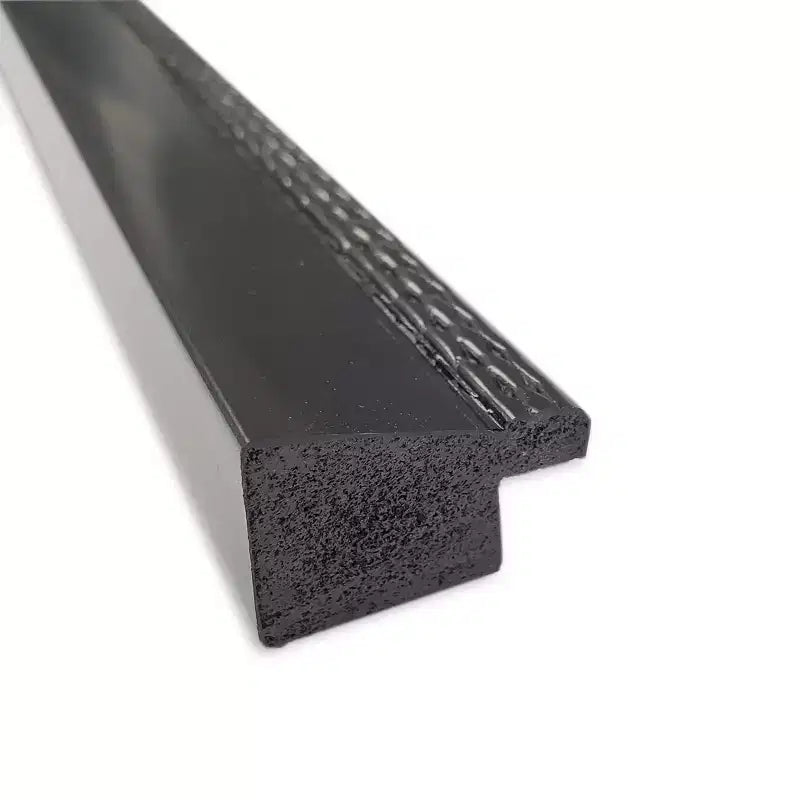 Specchio da parete per bagno Amanti Art Avon nero stretto piccolo smussato