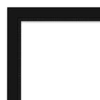 Specchio da parete per bagno Amanti Art Avon nero stretto piccolo smussato