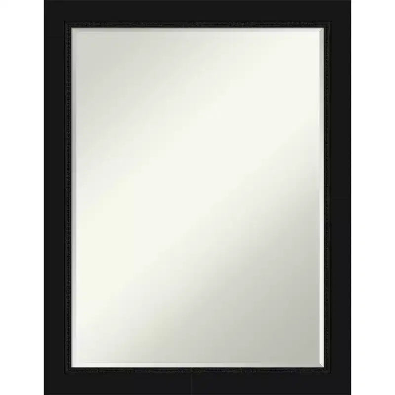Specchio da parete per bagno Amanti Art Avon nero stretto piccolo smussato
