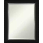 Amanti Art Eva Petite Bevel Bathroom Wall Mirror