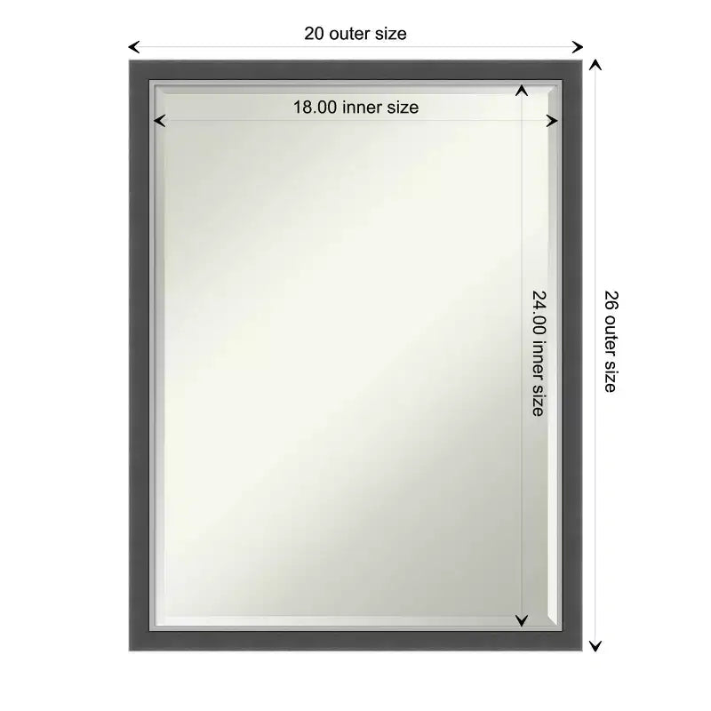 Specchio da parete per bagno Amanti Art Eva Petite Bevel