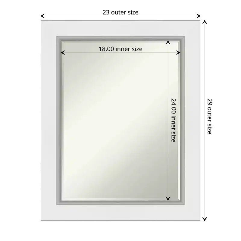 Specchio da parete per bagno Amanti Art Eva Petite Bevel