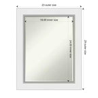Specchio da parete per bagno Amanti Art Eva Petite Bevel
