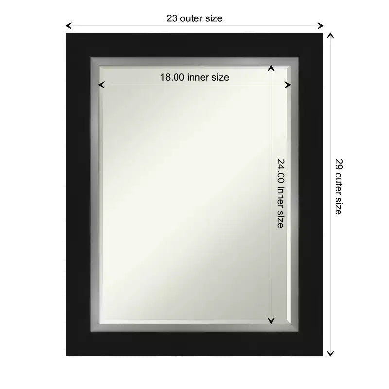 Specchio da parete per bagno Amanti Art Eva Petite Bevel